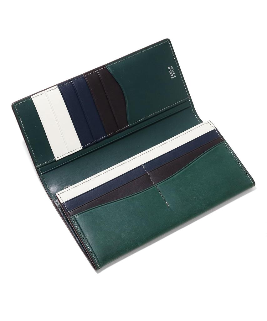 Takeo Kikuchi Men's Margo II Long Wallet, Green