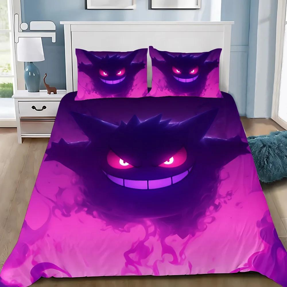 Bettbezug Kissenbezug Bettwäscheset Cartoon Böse Gengars Erwachsene Junge Mädchen Schlafzimmerdekoration Kindergeschenk Einzel Doppel Übergröße