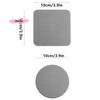 1Pc Solid Color Diatomaceous Earth Coasters round Square Absorbent Non-Slip Kitchen Mats for Home Decoration And Toiletries