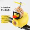 Kinderfietslamp Nachtrijden Kleine Gele Eend Kinderbel Hoorn Zaklamp Fietskoplamp voor Fietsen Fiets Voorlamp