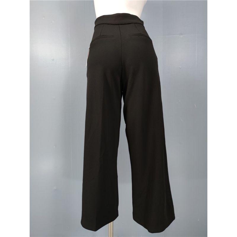 Gas Field High Waist Drooping Loose Suit Ruched Culottes