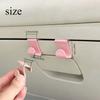 4PCS Car Glove Box Hook Universal Electric Vehicle Interior Organizer Hook Multicolor Plastic Storage Hook