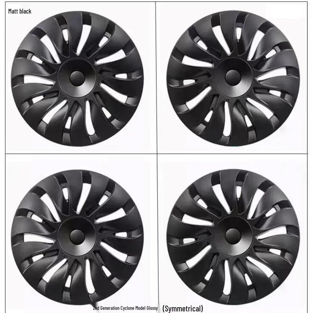 Tesla Model Y 19" Wheel Covers - Full Edge Wrap, Scratch-Resistant, Guanqin