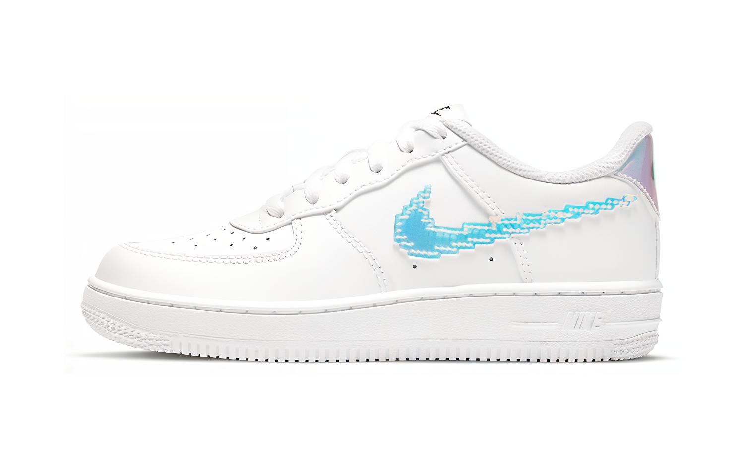 Nike Air Force 1 LV8 Digital Swoosh White PS CW1584-100 28