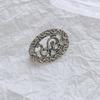 LATS Unique Design Silver Snake Brooches for Women Men Unisex Full of Rhinestone Snake Animal Pins Badge Jewelry