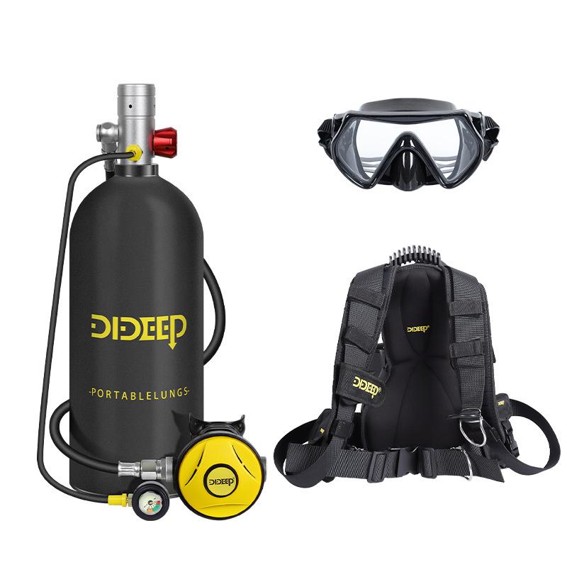 DIDEEP 3L X6000 Diving Snorkeling Regulator with Oxygen Cylinder