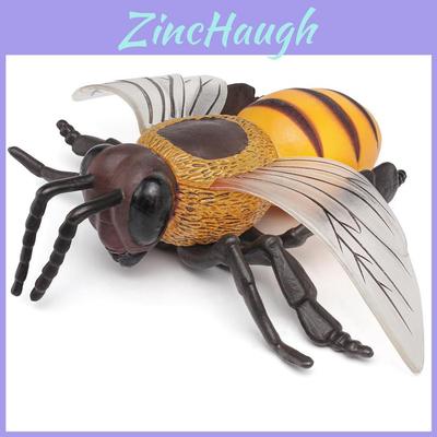 Bee Model Toy With Pvc Material For Childrens Educational Play And Wildlife Learning