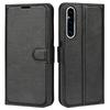 For Sony Xperia 1 V PU Leather Litchi Texture Phone Case Wallet Stand Flip Cover