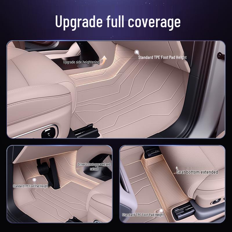 Ideal i6 Full Coverage Car Mats for 2025 New Model Five-Seater - Interior Modification Accessories
