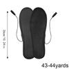 USB Heated Shoe Insoles With Remote Control Feet Warm Sock Pad Mat Electrically Heating Insoles Electric Heater Pads