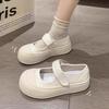 Children's little white shoes autumn 2025 new Mary Jane small leather shoes platform big head shoes girls school shoes