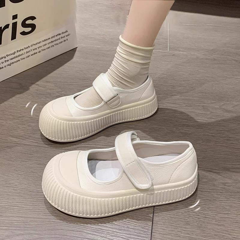 Children's little white shoes autumn 2025 new Mary Jane small leather shoes platform big head shoes girls school shoes