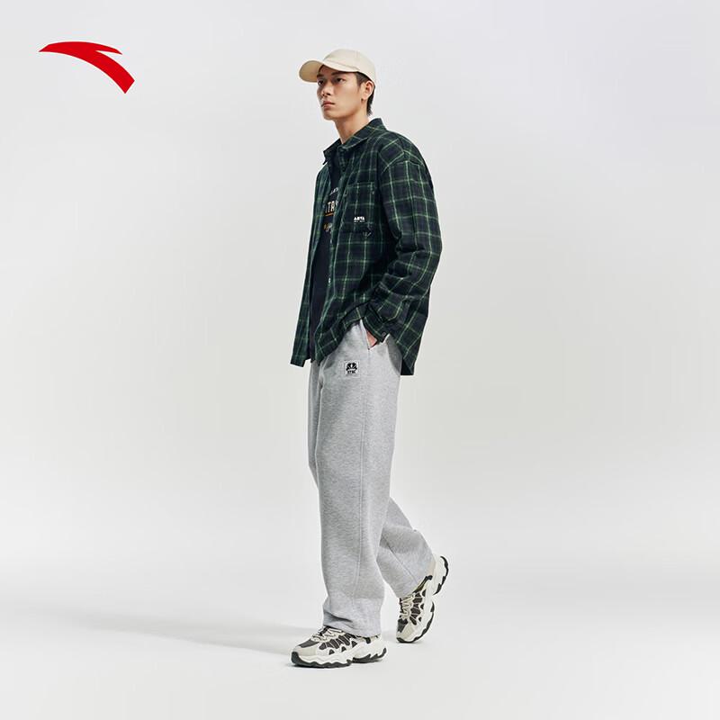 Anta Men's American-Style Loose-Fit Straight Leg Knit Casual Pants