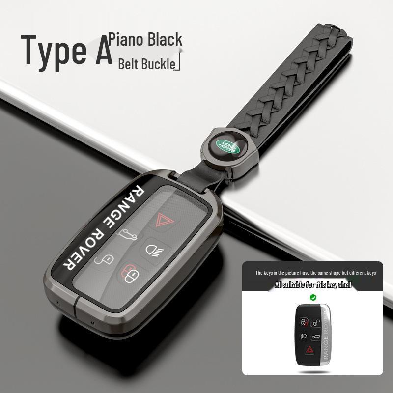 5-Button Key Case for Range Rover: Sport, Evoque, Defender, Discovery, Velar, Discovery 4