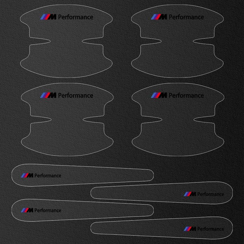 8pc Car Door Bowl Anti-scratch Sticker Clear Door Bowl Handle Protection Sticker For BMW E34 E46 E39 E38 E90 E60 E36 F30 F30 F10