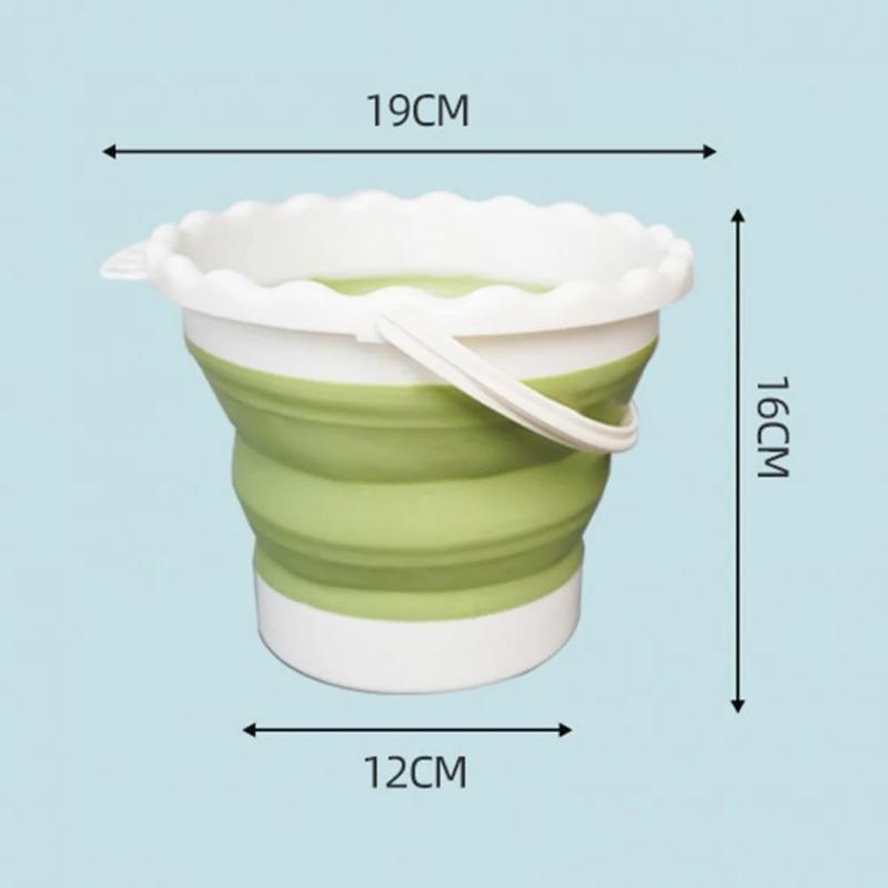 

Ведро для акварели, высокая грузоподъемность, многофункциональное, портативное, усиленная ручка, силиконовая емкость для очистки кистей, студийное принадлежность White