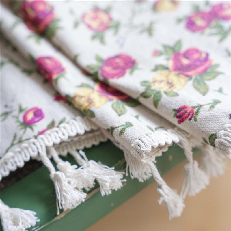 Bohemian Small Window Kitchen Curtain Rural Style Living Room Semi Shaded Bay Window Finished Curtain Products