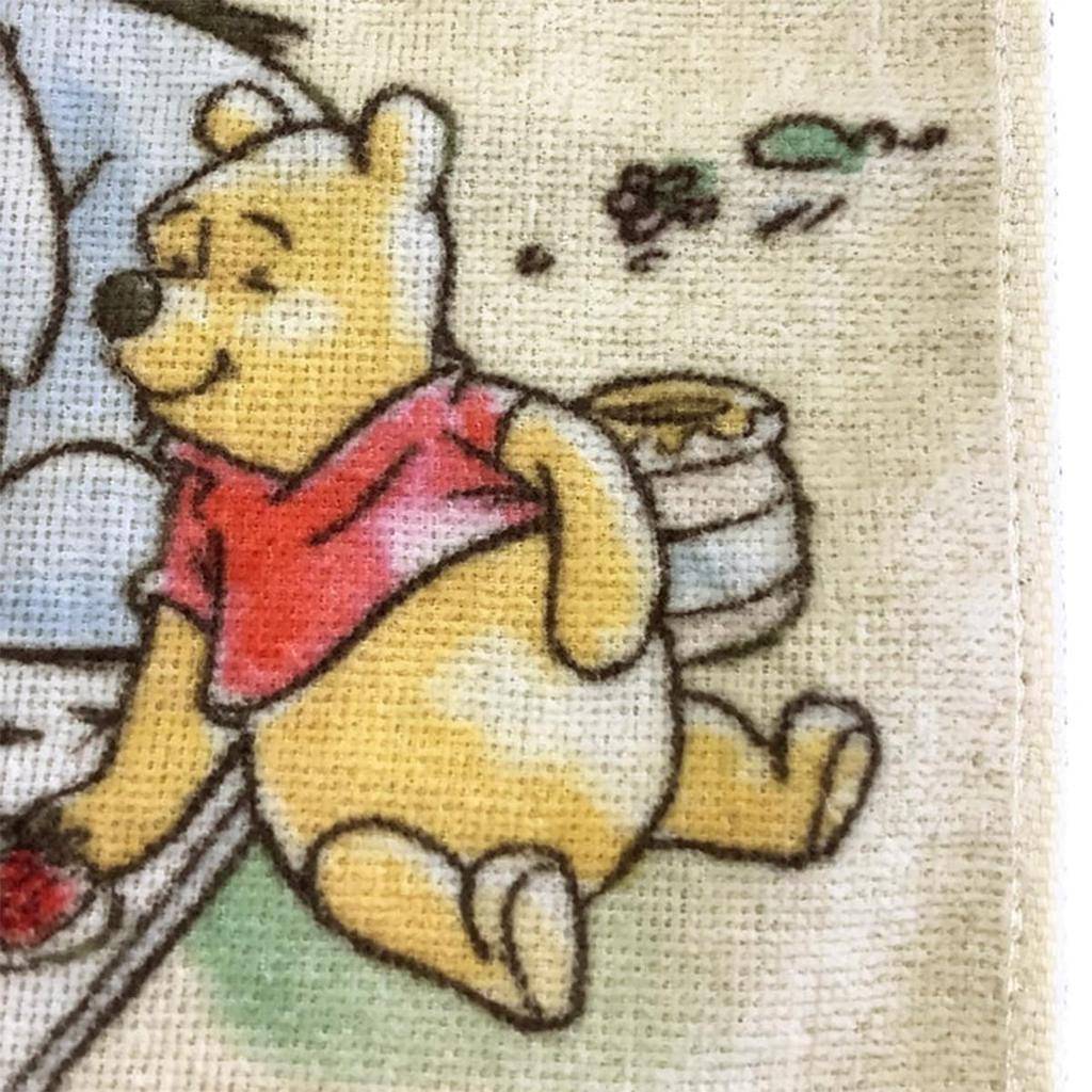 Marushin Mini Disney Winnie the Pooh Talk at Picnic Hand Character Odor Gift for 2006035700 Towel, Towel, 100% Cotton, Design, Outdoor, Antibacterial,