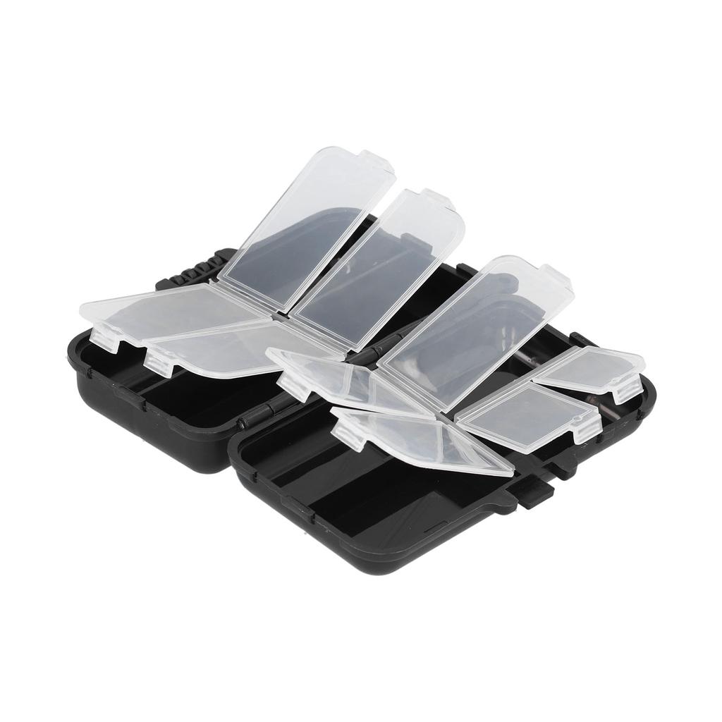 Fishing Tackle Box 9 Compartments Box Detachable Rigs Hook Bait Lure Storage Organizer