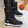 Modă Cizme Bărbați Modă High Top Pantofi Casual din Bumbac Iarnă Cizme Calde de Pluș pentru Bărbați Impermeabile Cizme de Zăpadă Cizme cu Platformă Botas Hombre
