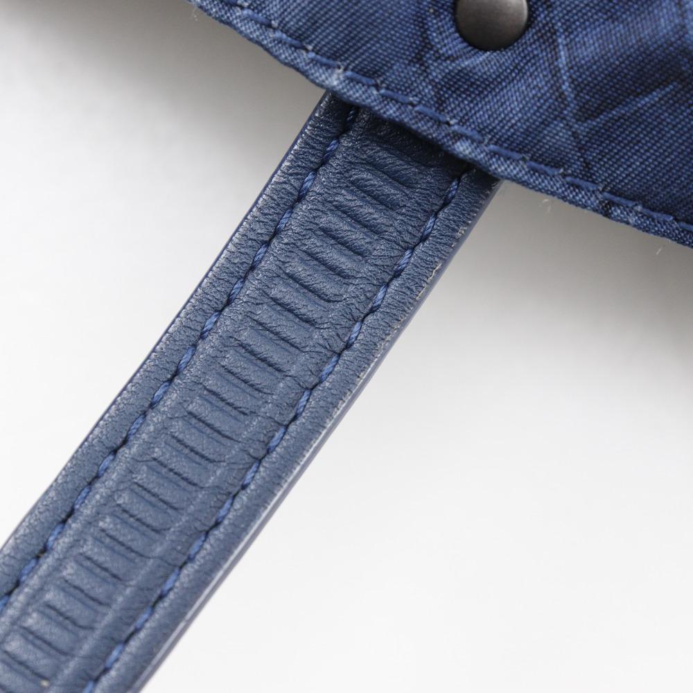 BOTTEGAVENETA Intrusion Tote Bag Navy Blue Nylon Unisex Used