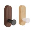 Minimalists Wood Wall Hook With Adhesive For Home Office Decoration Organization