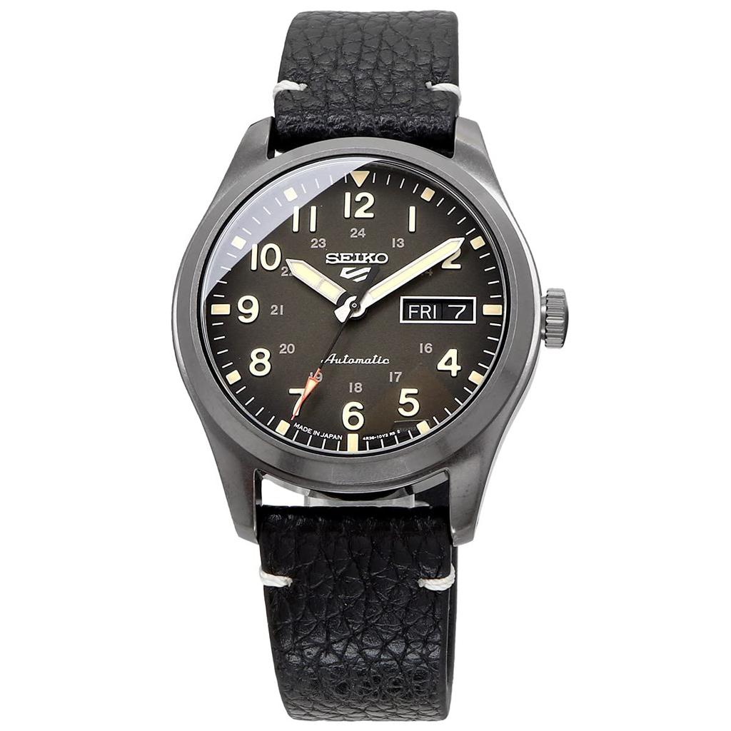 Seiko 5 Sportpálya Specialist Stílus Mechanikai Elosztás Korlátozott Modell óra Seiko Five Sports Made in Japan SRPG41 Fekete bőr [Seiko] Férfi