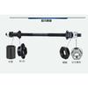 Ax spate refăcut ax solid ax bicicletă accesoriu ax bicicletă ax spate butuci bicicletă fată bicicletă de zăpadă bicicletă de munte extins 240mm