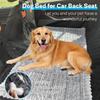 Backseat Pet Bed Mat, Dog Bed for Car Back Seat, Non-Slip Furry Dog Covers Pet Mat, Fit for Backseat Extenders and Seat Covers