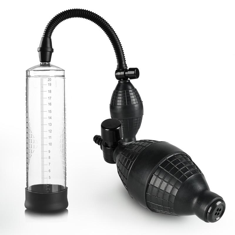 Penis Pump Men Penis Extender Vacuum Erection Stronger Enlarger Masturbator Adult Sex Toys For Men