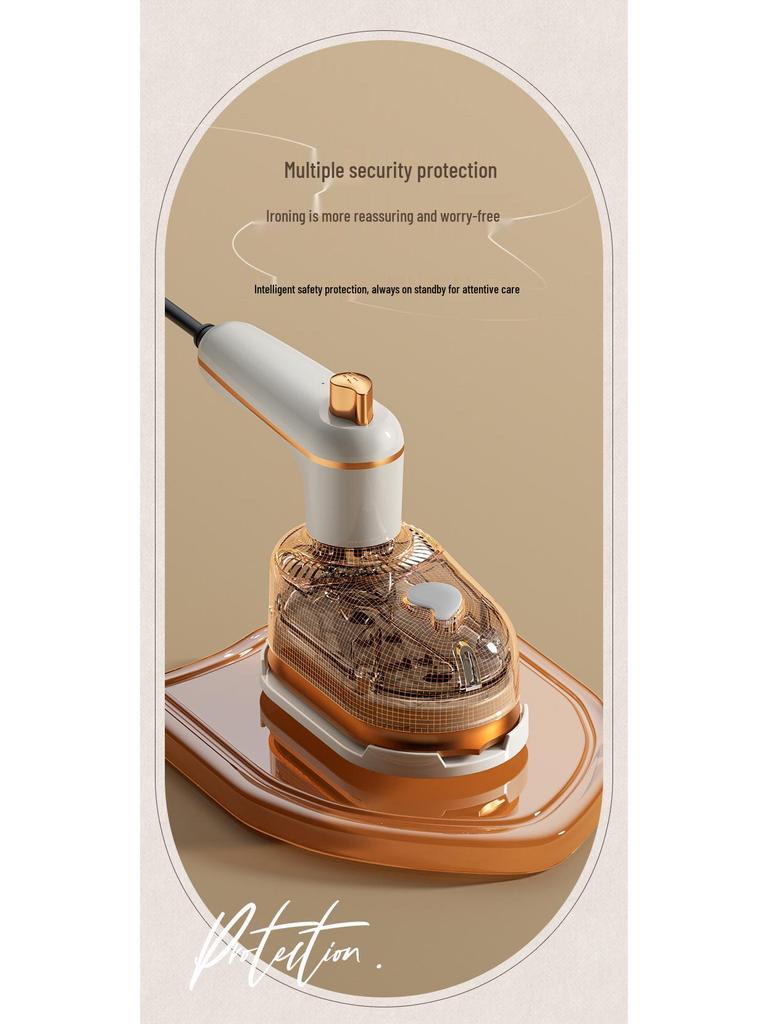 Portable Folding Mini Iron & Handheld Garment Steamer for Travel & Home