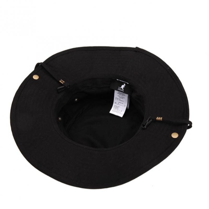 Kangol Long Brimmed Safari Hat Black 4633