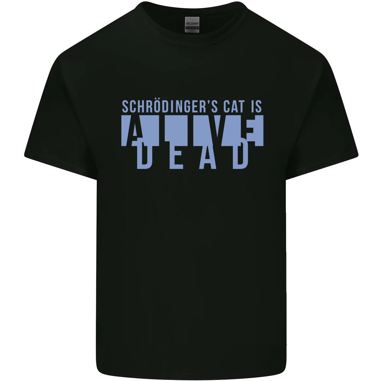 Schrodingers Cat Dead Alive Kids T-Shirt Childrens L