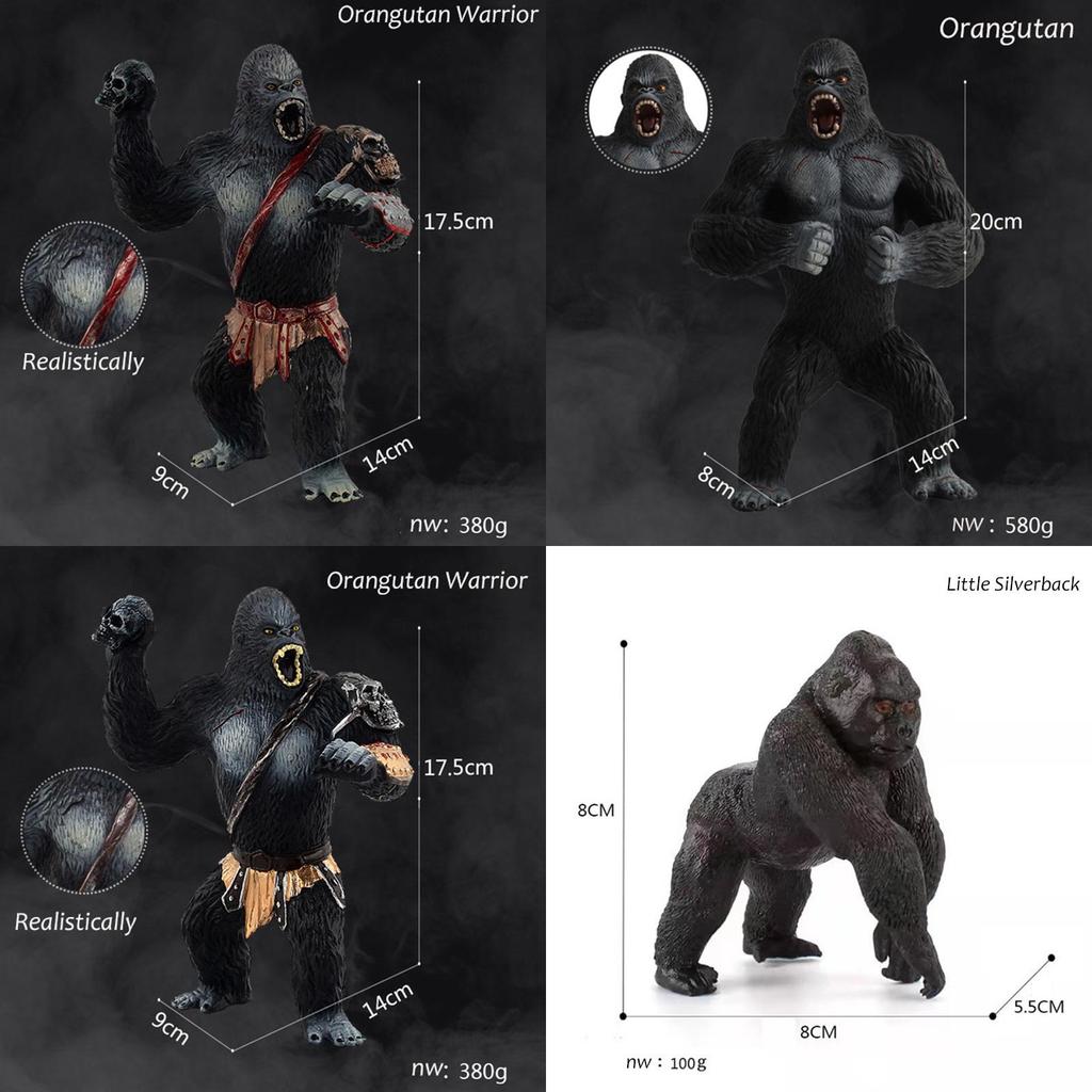 King Kong Gorilla Model Figure Skull Island Toy Perfectly Crafted Pvc Collectible For Imagination And Fun