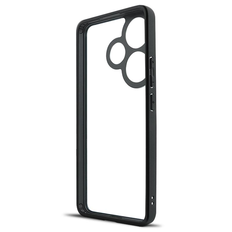 

For Xiaomi Redmi Turbo 3 5G/Poco F6 5G Clear Case TPU+PC Protective Phone Cover A