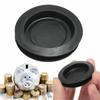 New Rubber Money Coin Saving Box Piggy Bank Closure Plug Stopper Cover Black OD:42mm ID:32mm