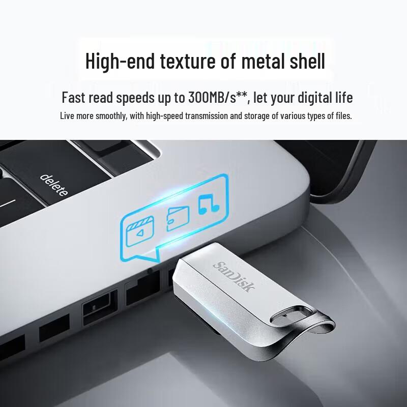SanDisk 64GB Type-C USB 3.2 Dual Drive CZ75
