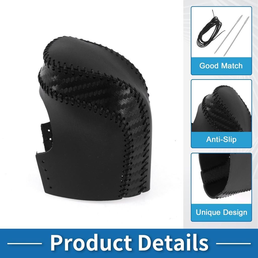 A ABSOPRO Gear Shift Knob Cover for Toyota Camry Microfiber Waterproof 2018-2024, 1pc, Leather, Anti-Slip, Dustproof,