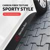 2 pz Strisce Sottoporta Laterali per Portiera Auto Decalcomanie in Carbonio Accessori di Styling Per Mercedes Benz Classe B/C/E/S Classe A C200L GLC GLK CLA