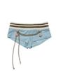 SCULPTOR Chain Terry Shorts Baby Blue