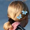 2 Pieces Butterfly Hair Clips Curly Straight Hair Versatile Braids Hair Accessories Hair Pins for Wedding Birthday Gifts Street