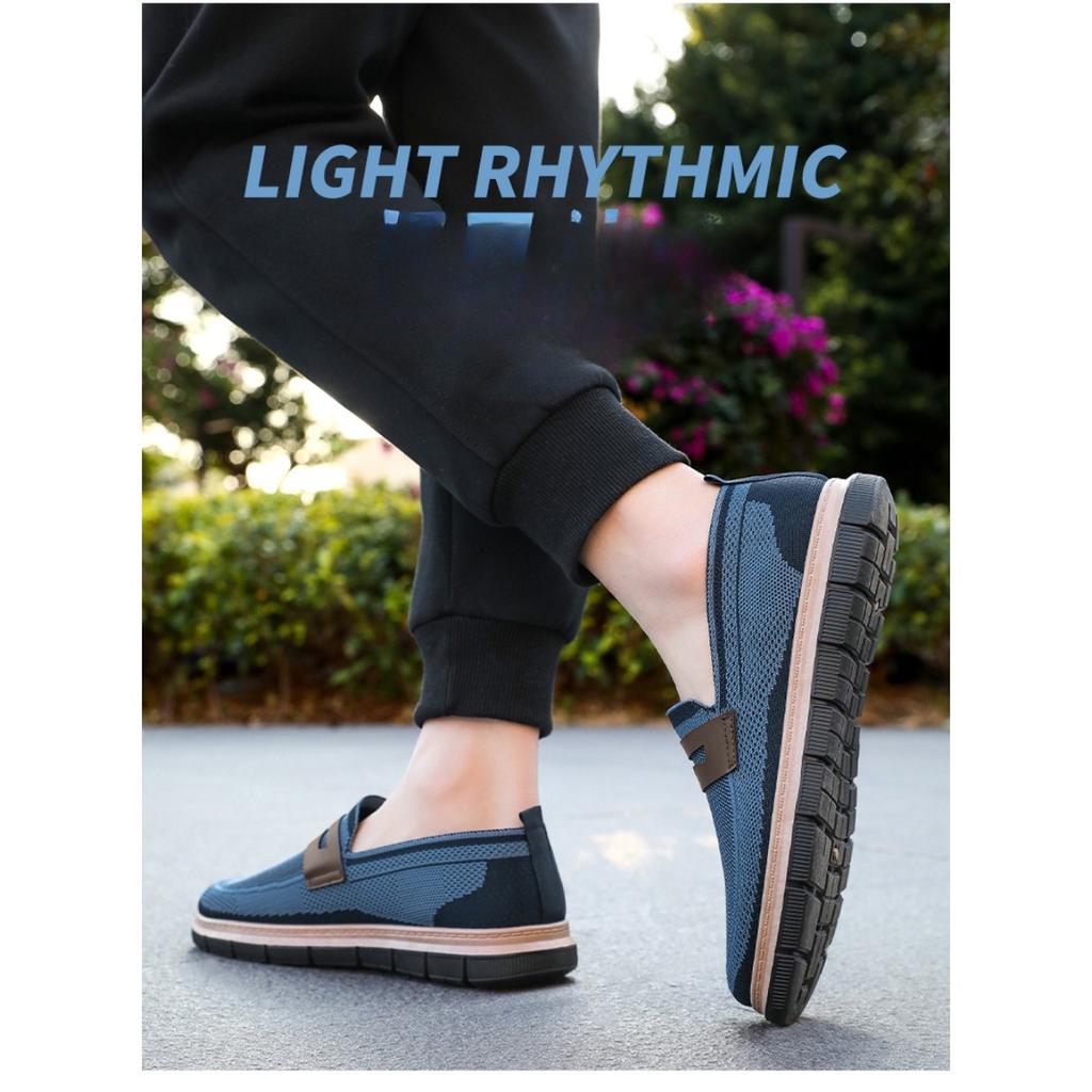 Men's Summer Sneakers British Style Casual Shoes Lazy One Step Shoes Versatile Single Shoes