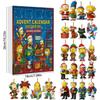 The Simpsons Basketball Rugby Christmas Countdown Calendar Blind Box Pendant For Holiday Party Decor