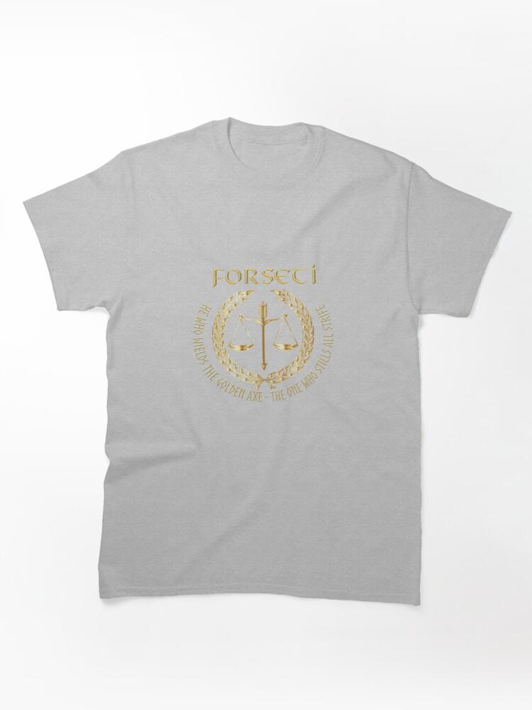Golden Axe Forseti, Norse God of Justice Classic T-Shirt