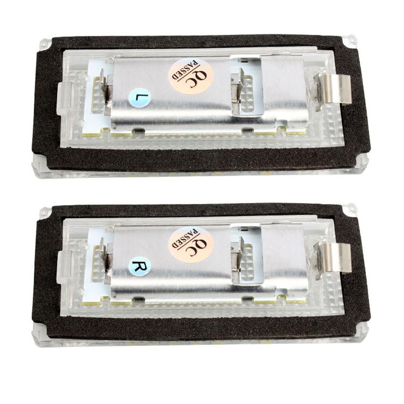 

2 Pcs Auto Tail Light Led License Plate Light Led Canbus White LED Bulbs for BMW 3 Series E46 4D 4DR 1998-2002 Car Accessories 6500K