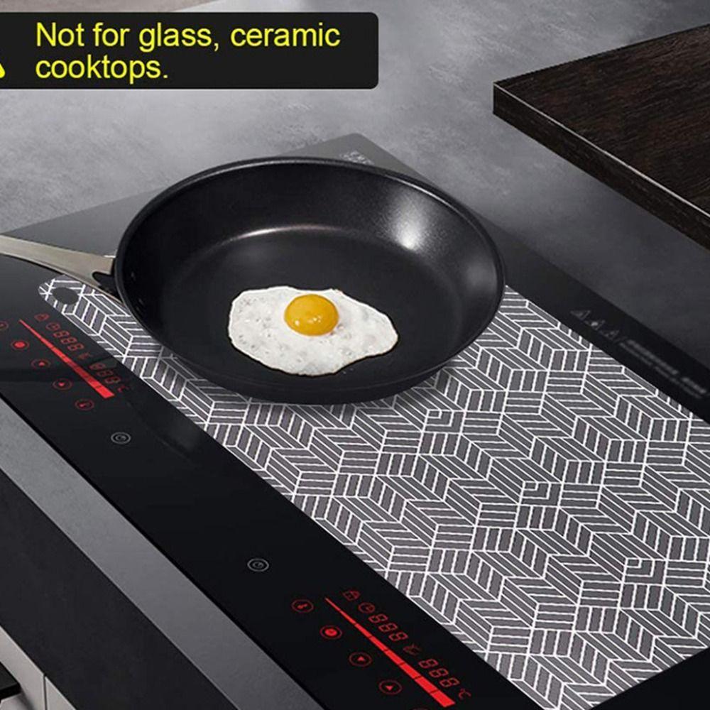 Silikon-Induktionskochfeldmatte 52×78cm Kochfeld-Schutzmatte Induktionsherd-Abdeckungen Küche