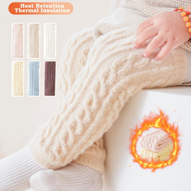 Dětské chrániče kolen Termální fleecové ponožky Netlačící manžeta Ochrana při lezení Kojenecké návleky na nohy Zimní hřejivé doplňky Měkký dotek Jedna velikost