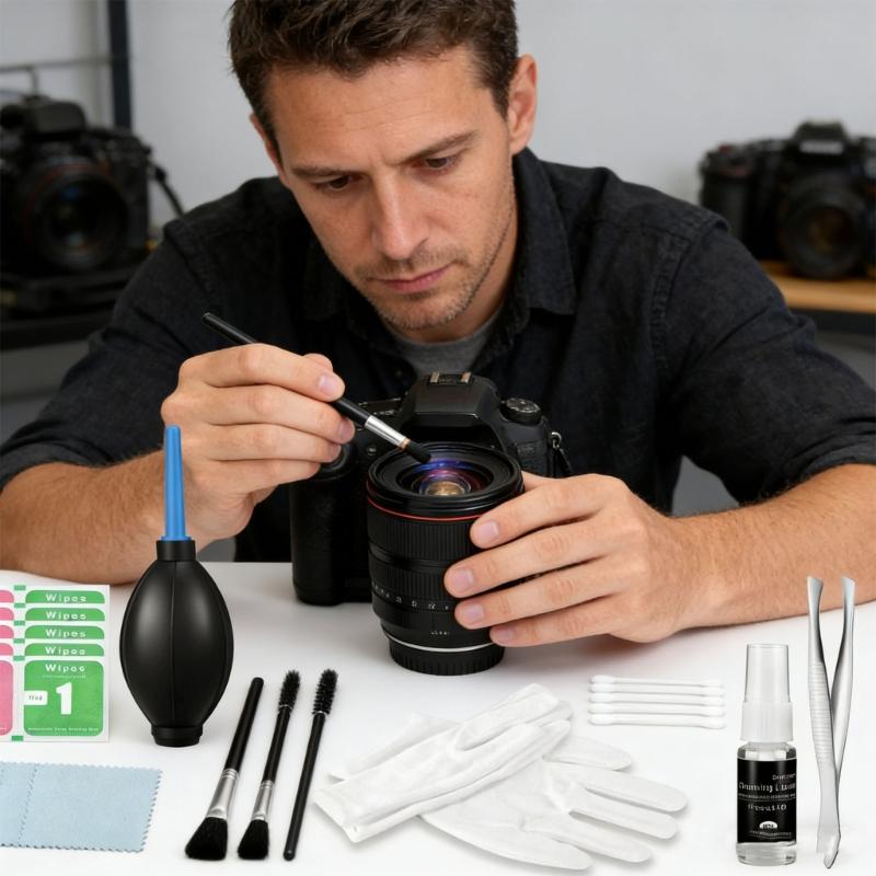 14-in-1 Kamera-Reinigungsset Enthält Blasebalg Pinsel Stift Tuch Für DSLR Digitalkameras Und Glas Sicherheit Keine Kratzer