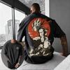 Dragon Ball Z Son Goku Sunset Warrior Oversized TShirt Men Anime Art Streetwear Casual Graphic Tee Loose Fit
