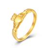 Edelstahl Irischer Claddagh Ring Herz Krone Hochzeitsversprechen Band für Damen Herren Größe 4-10